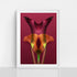 Yellow & Bugundy Calla Lilies - Signed Edition Art Print